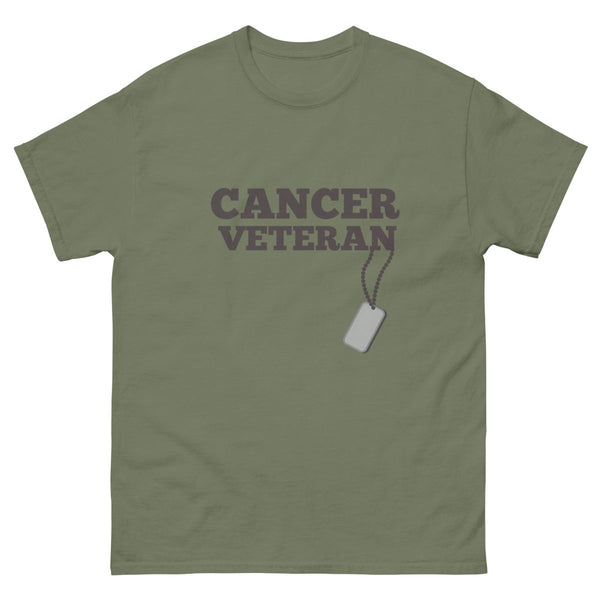 Cancer Veteran Tee - JohnVsGBMMilitary GreenS