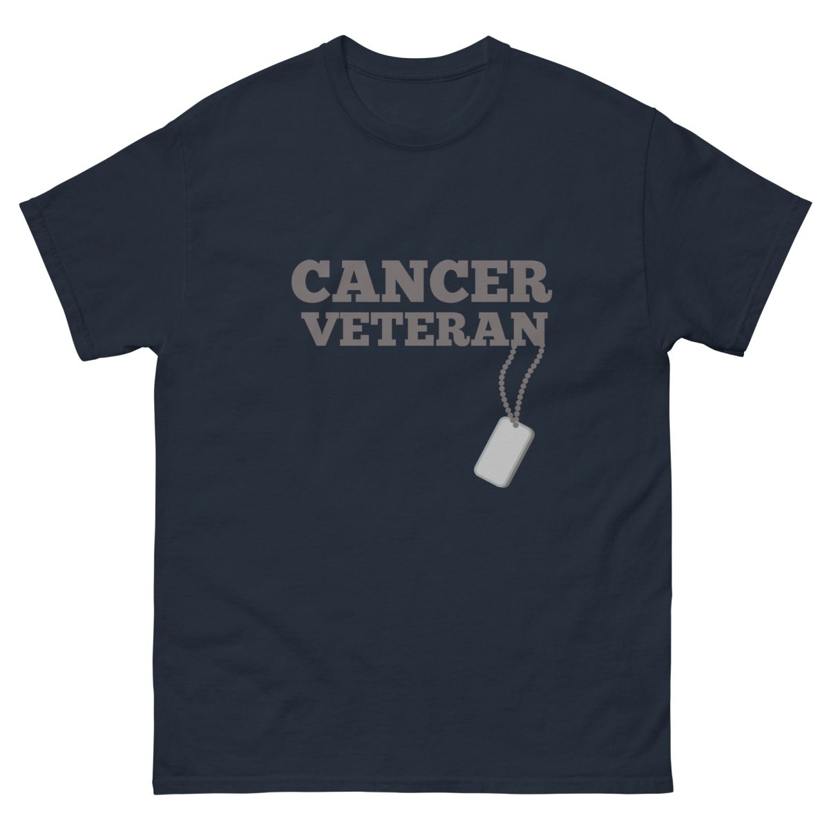 Cancer Veteran Tee - JohnVsGBMNavyS