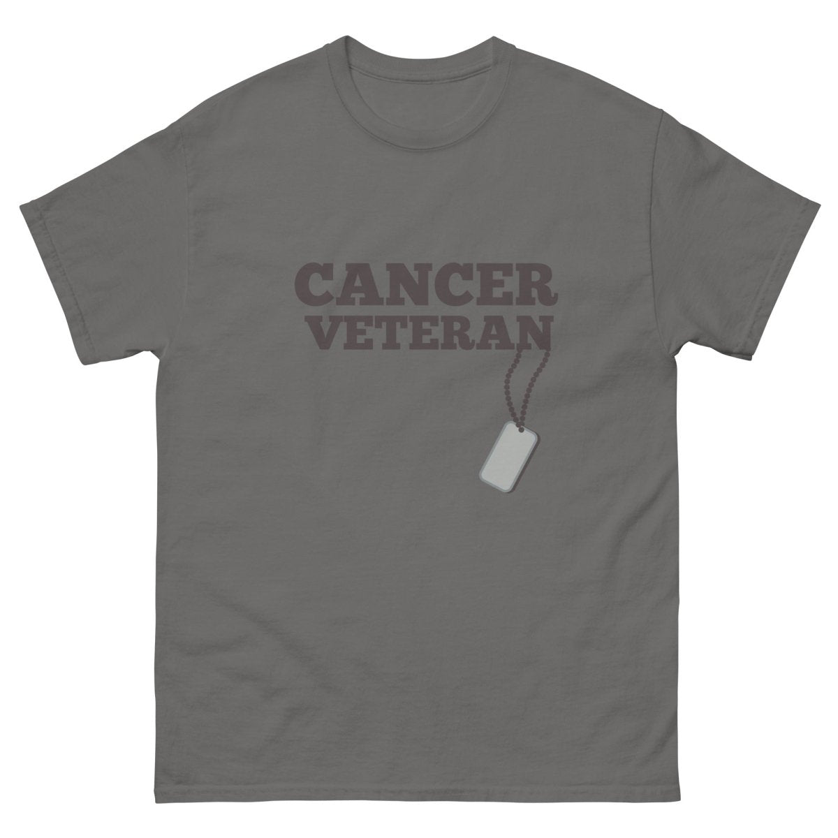 Cancer Veteran Tee - JohnVsGBMCharcoalS