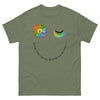 Cancer Warrior Face Tee - JohnVsGBMMilitary GreenS