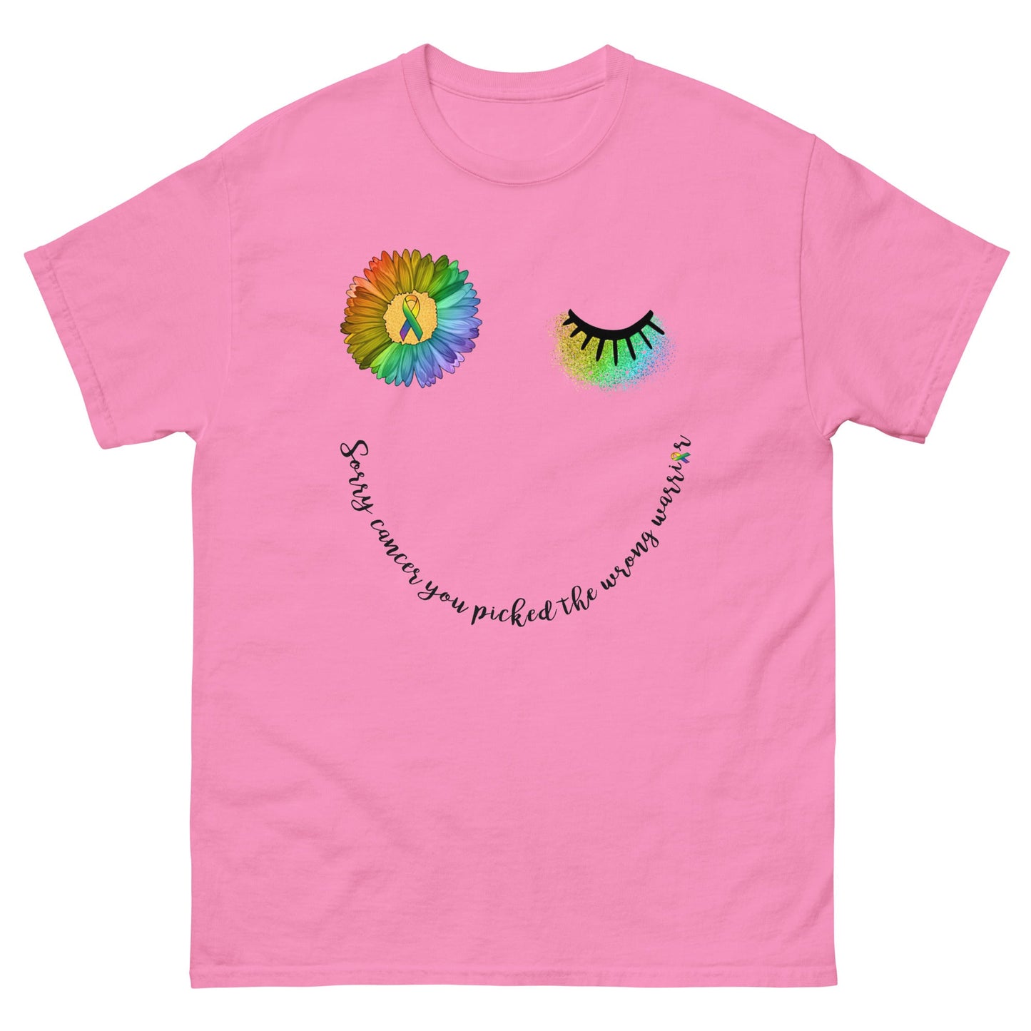 Cancer Warrior Face Tee - JohnVsGBMAzaleaS