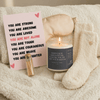 Candle & Champagne Mask Gift Set - JohnVsGBMWhite Sage + Lavender