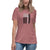 Cervical Cancer Women's Flag Tee - JohnVsGBMHeather MauveS