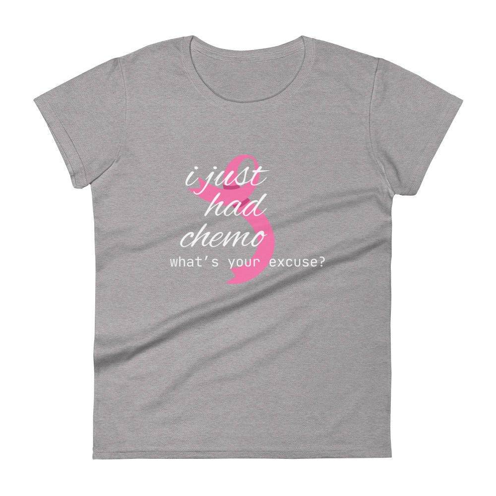 Chemo Awareness Ladies Tee - JohnVsGBMHeather GreyS