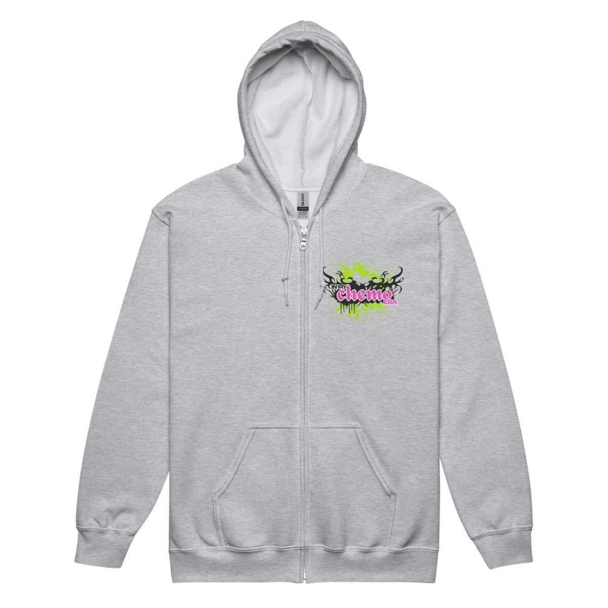 Chemo Era Zip Up Hoodie - JohnVsGBMSport GreyS