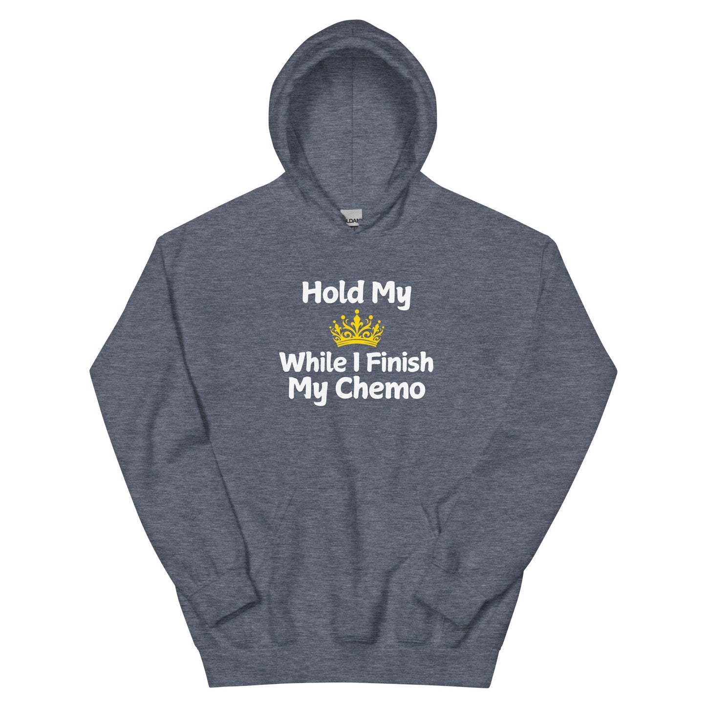 Chemo Hold My Crown Hoodie - JohnVsGBMHeather Sport Dark NavyS