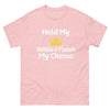 Chemo Hold My Crown Tee - JohnVsGBMLight PinkS