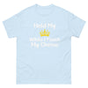 Chemo Hold My Crown Tee - JohnVsGBMLight BlueS