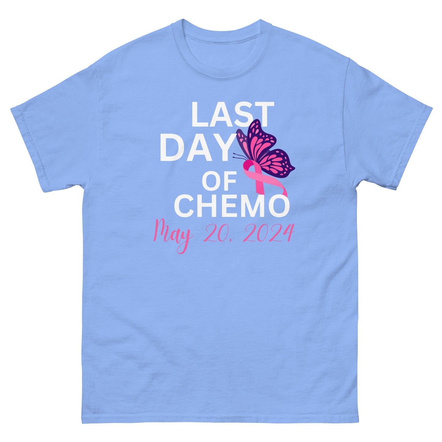 Chemo Last Day (Customizable) - JohnVsGBMCarolina BlueS