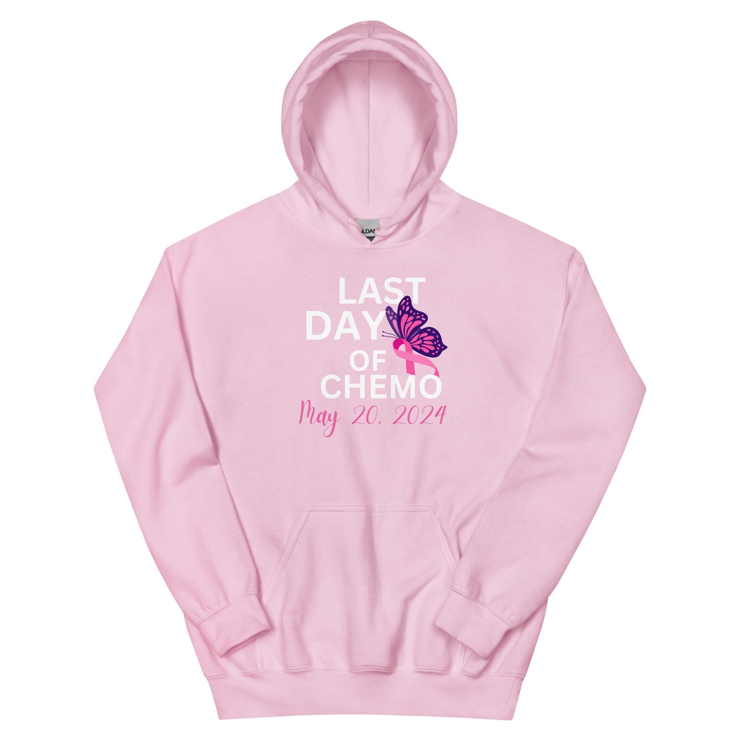 Chemo Lasy Day Hoodie - JohnVsGBMLight PinkS