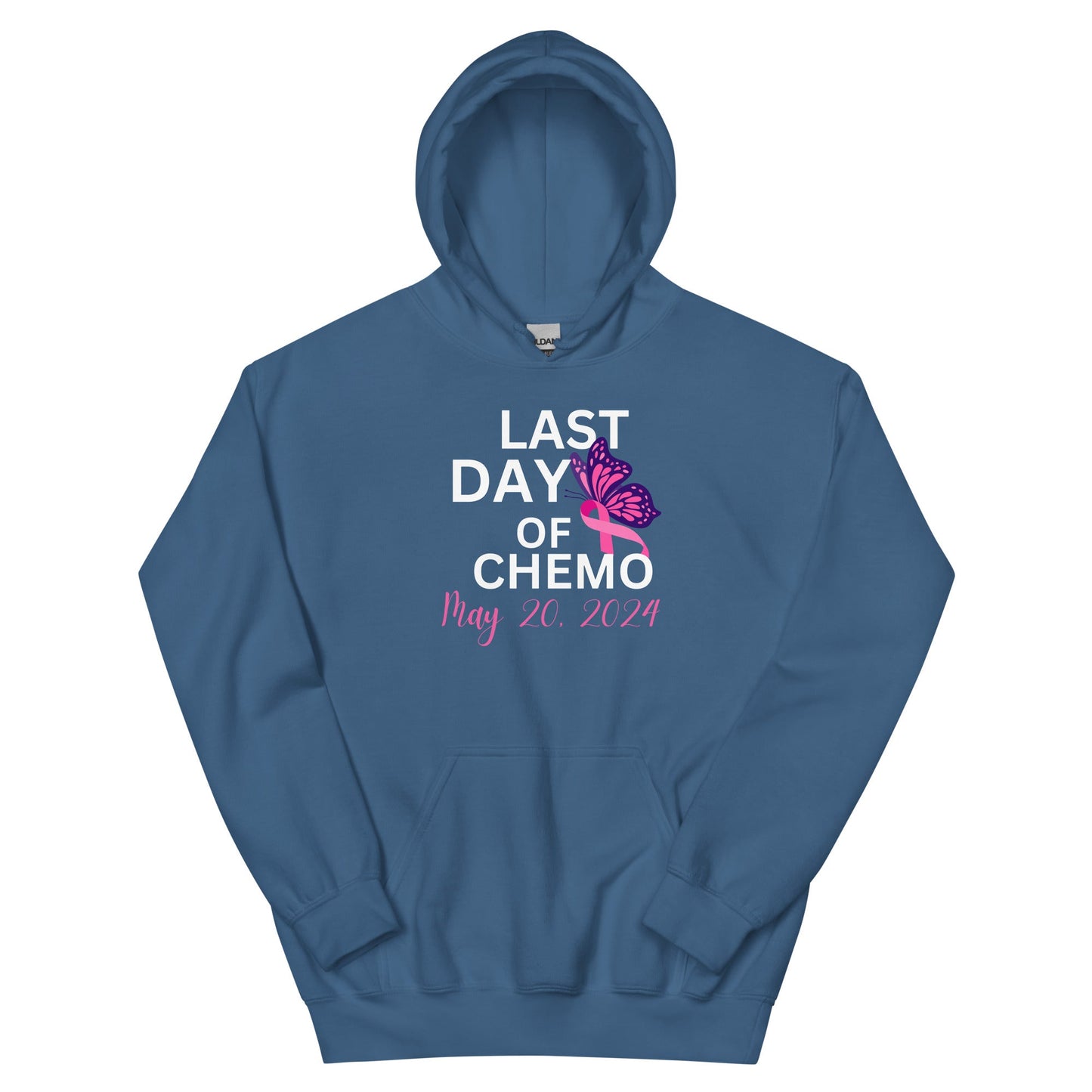 Chemo Lasy Day Hoodie - JohnVsGBMIndigo BlueS