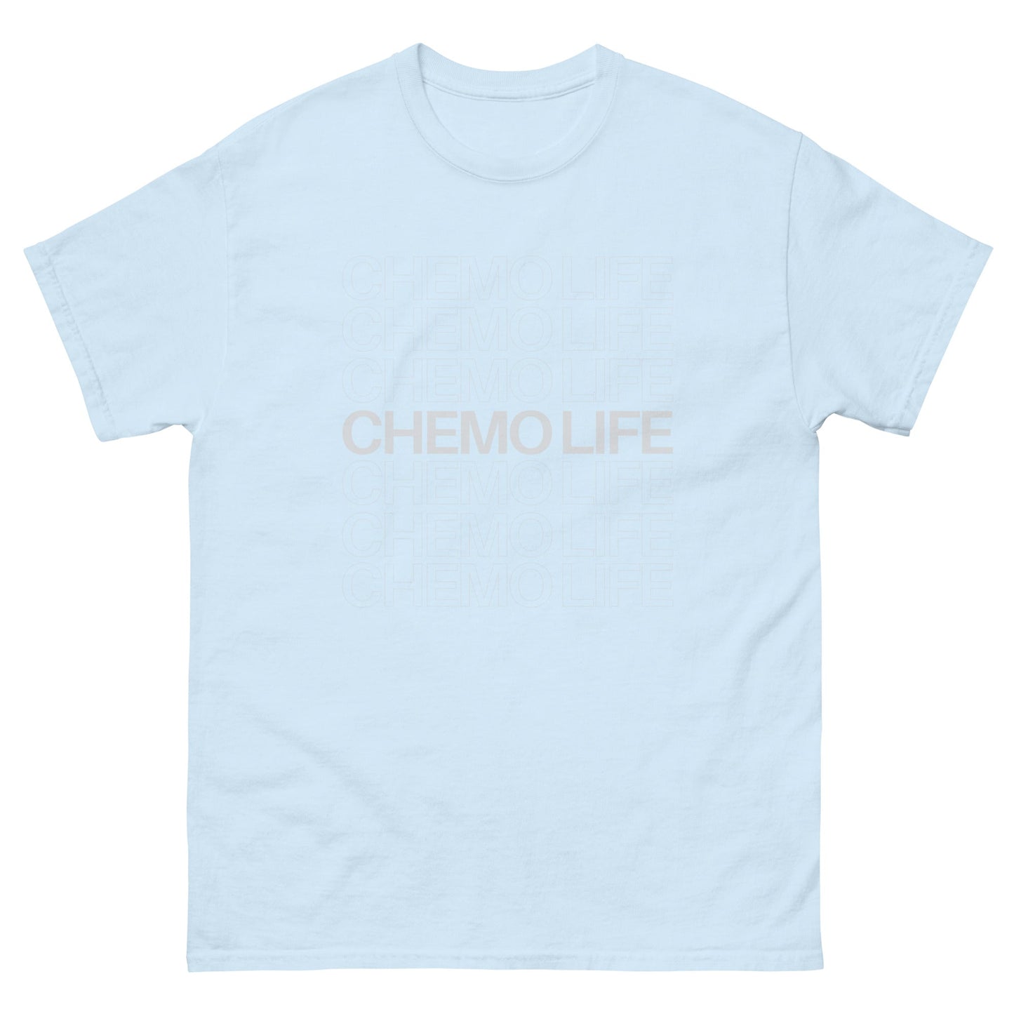 Chemo Life Tee - JohnVsGBMLight BlueS