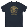 Childhood Cancer Adult Gold Tee - JohnVsGBMNavyS