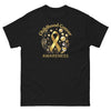 Childhood Cancer Adult Gold/Bubble Tee - JohnVsGBMBlackS