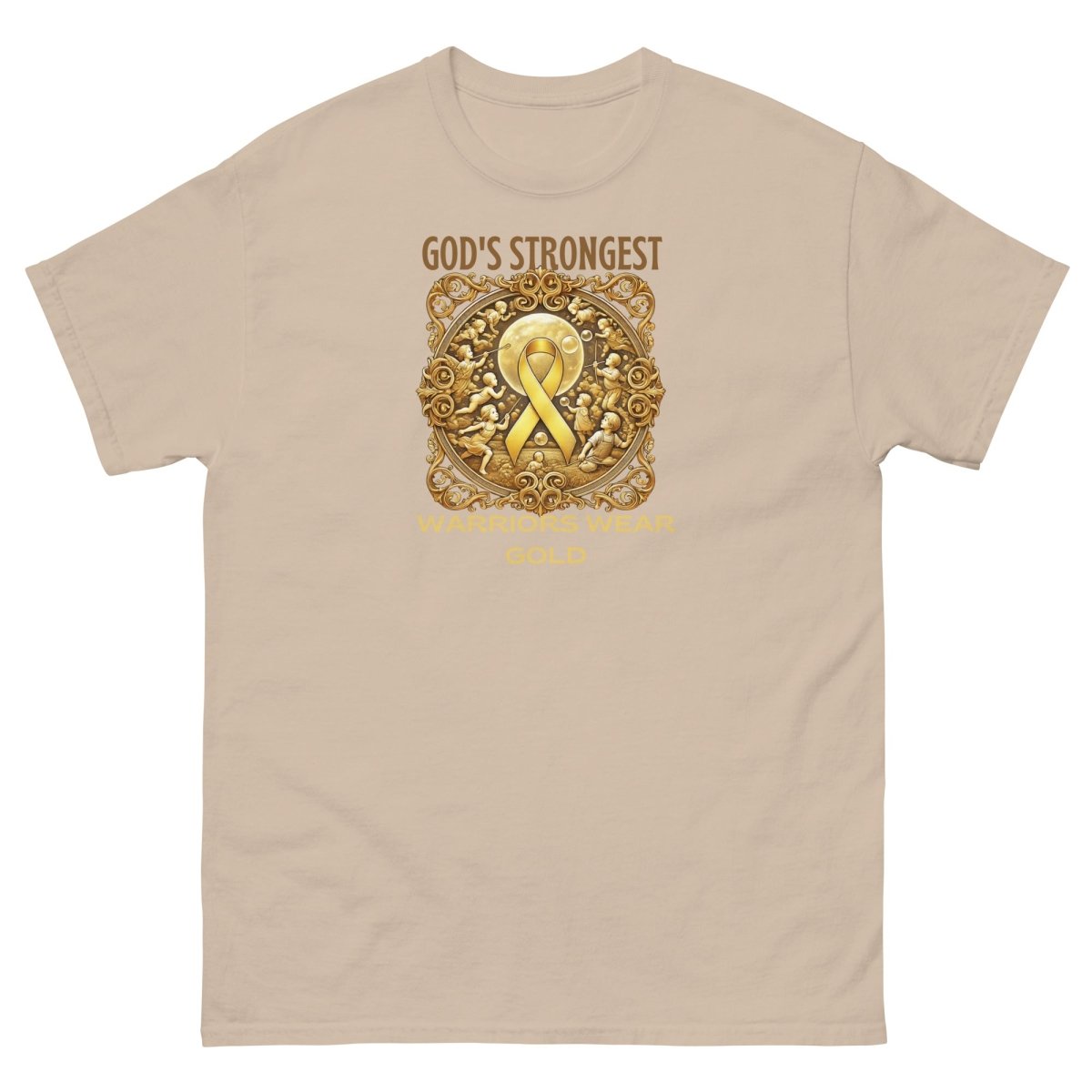 Childhood Cancer Adult Strongest Tee - JohnVsGBMSandS