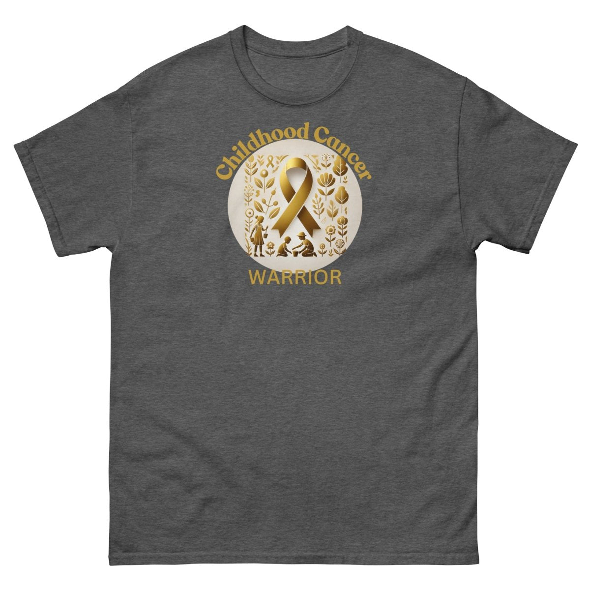 Childhood Cancer Adult Warrior Tee - JohnVsGBMDark HeatherS