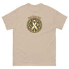 Childhood Cancer Adult Wear Gold Tee - JohnVsGBMSandS