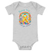 Childhood Cancer Brave Onesie - JohnVsGBMAthletic Heather3 - 6m