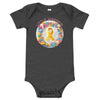 Childhood Cancer Brick Onesie - JohnVsGBMDark Grey Heather3 - 6m