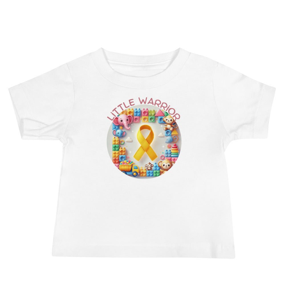 Childhood Cancer Brick Tee - JohnVsGBMWhite6 - 12m