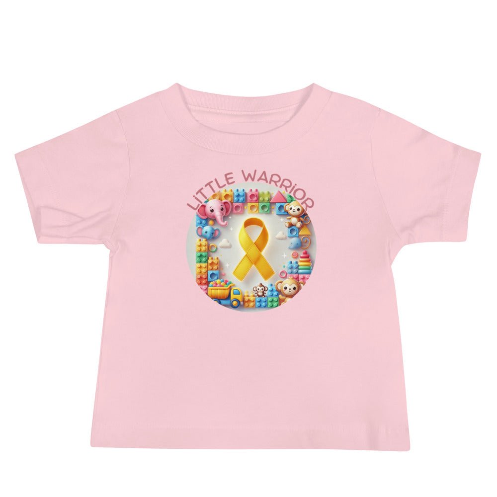 Childhood Cancer Brick Tee - JohnVsGBMPink6 - 12m