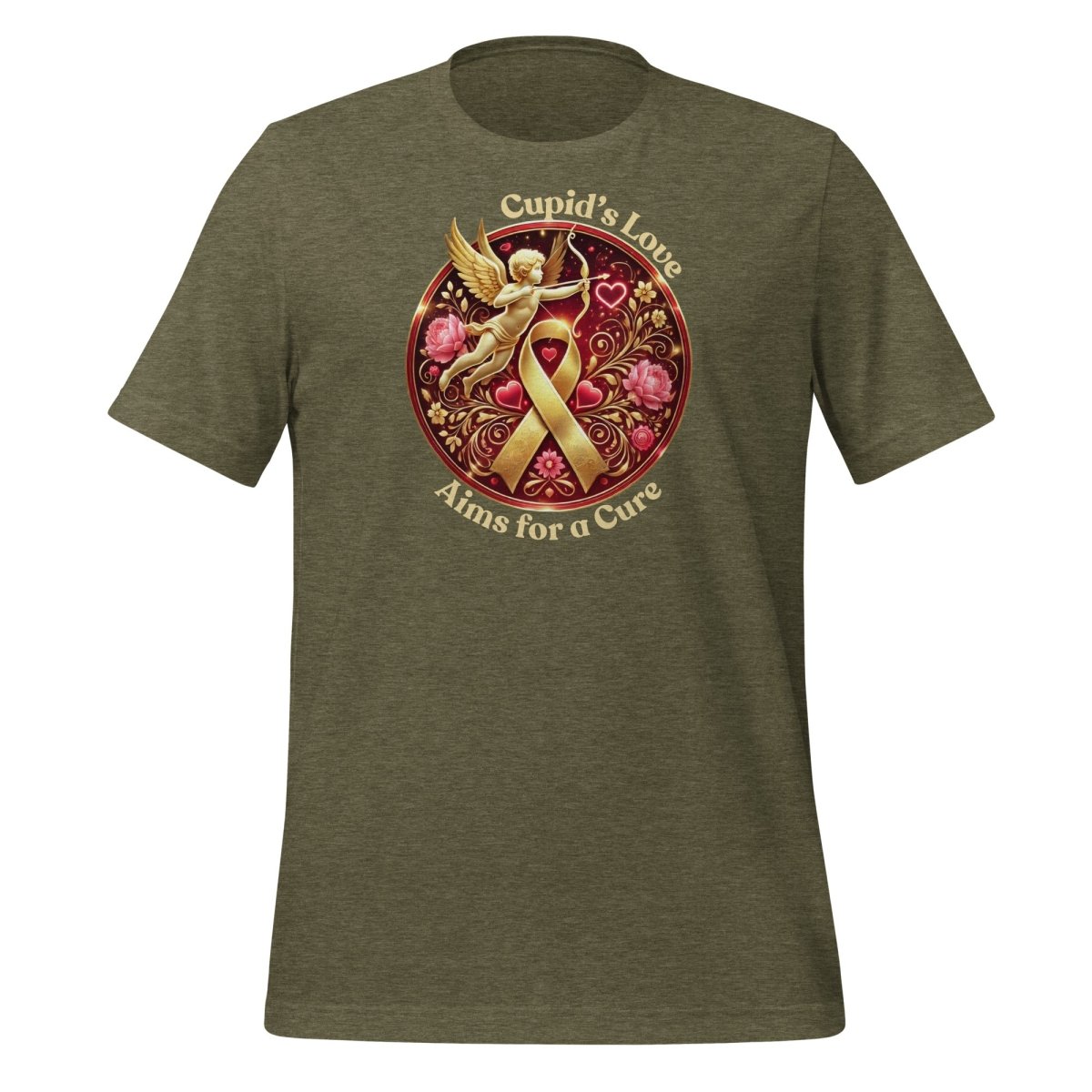 Childhood Cancer Cupid Love Tee - JohnVsGBMHeather OliveS