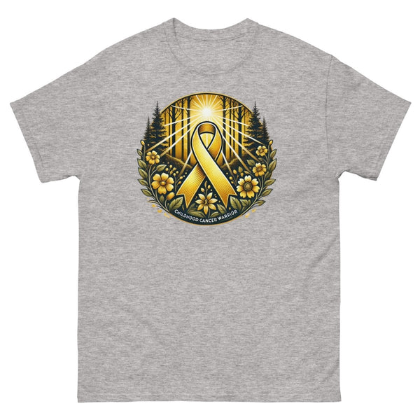 Childhood Cancer Forest Tee - JohnVsGBMSport GreyS