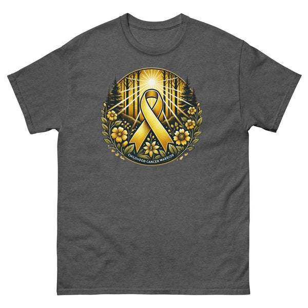 Childhood Cancer Forest Tee - JohnVsGBMDark HeatherS