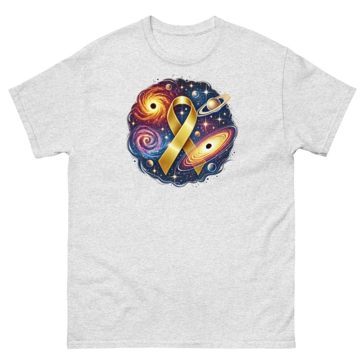 Childhood Cancer Galaxy Tee - JohnVsGBMAshS