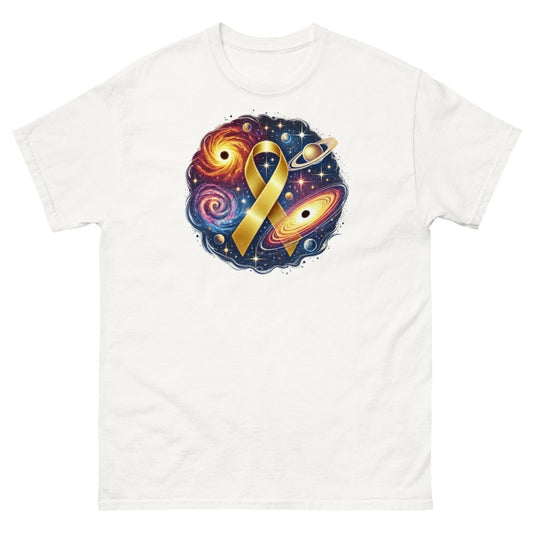 Childhood Cancer Galaxy Tee - JohnVsGBMWhiteS