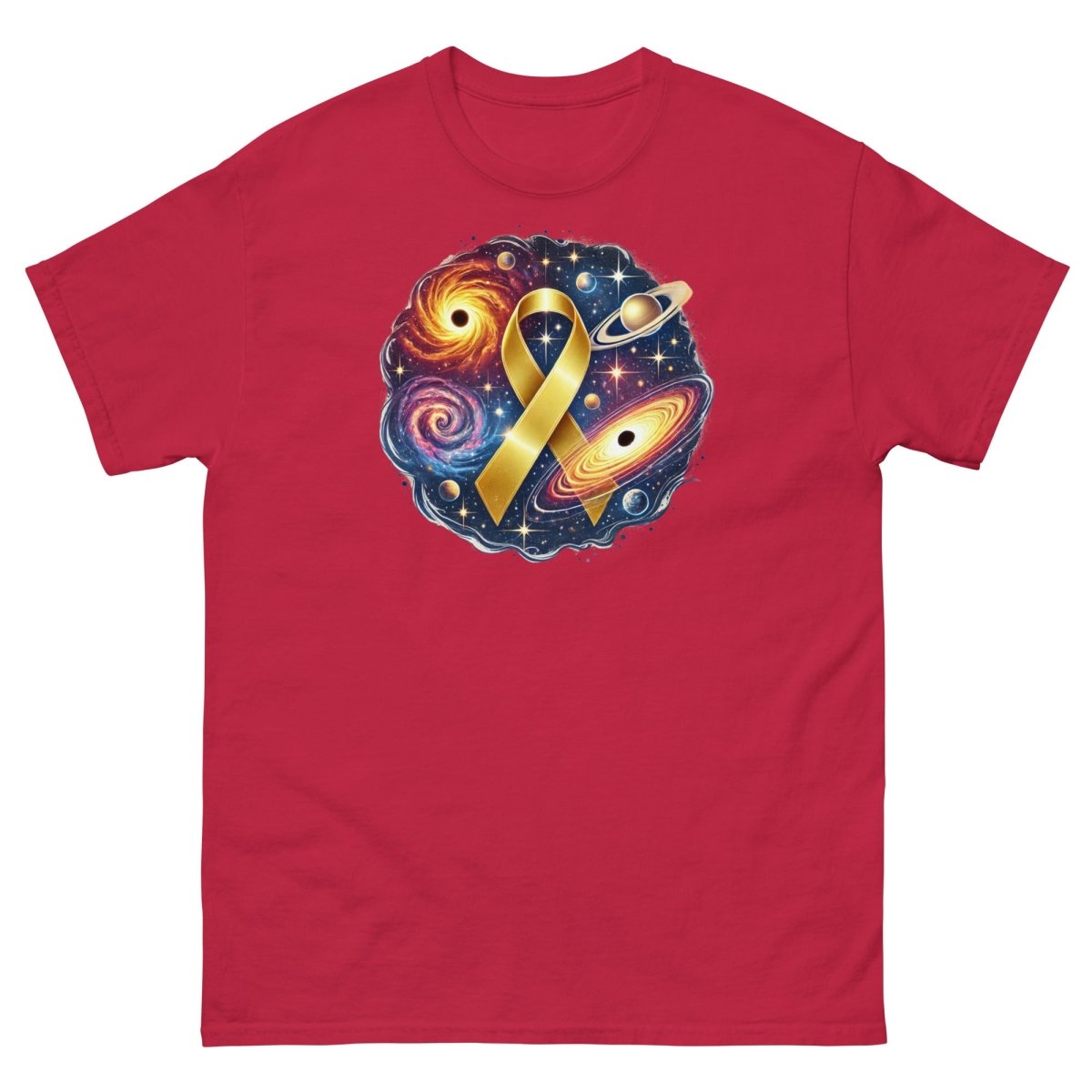 Childhood Cancer Galaxy Tee - JohnVsGBMCardinalS