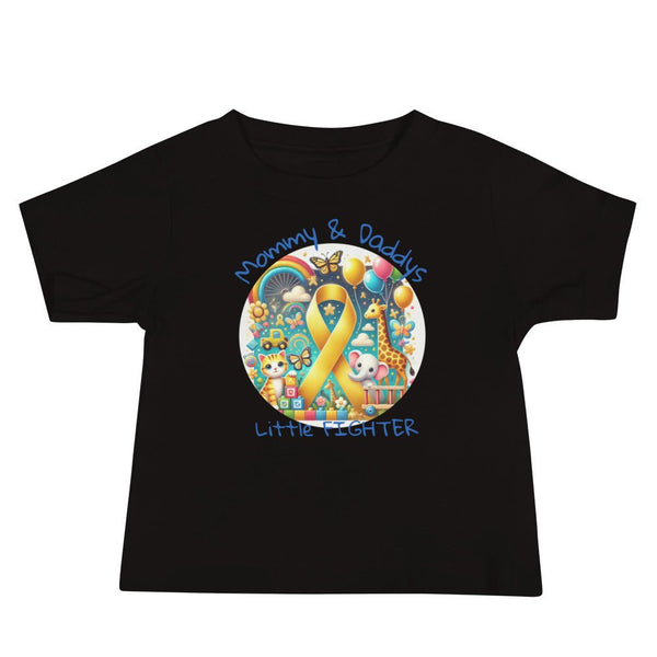 Childhood Cancer Mommy/Daddy Tee - JohnVsGBMBlack6 - 12m