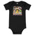 Childhood Cancer Rainbow Monkey Onesie - JohnVsGBMBlack3 - 6m