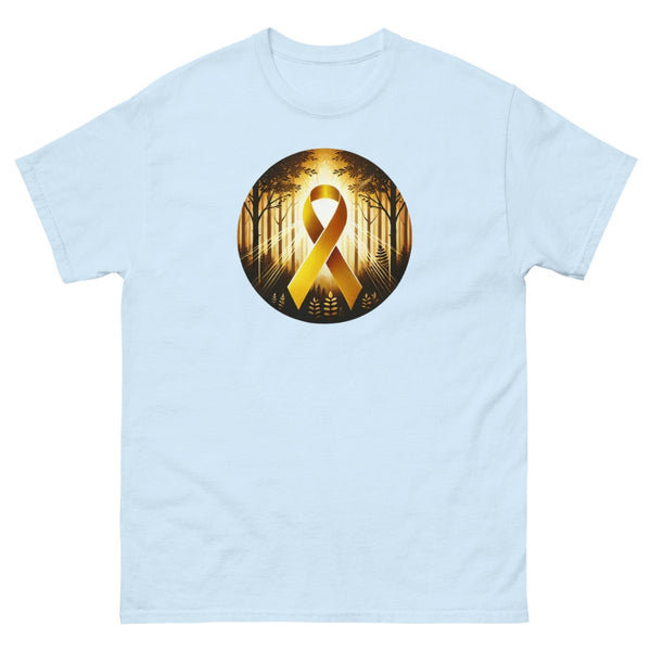 Childhood Cancer Sun Forest Tee - JohnVsGBMLight BlueS