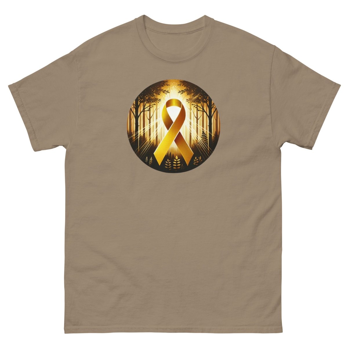 Childhood Cancer Sun Forest Tee - JohnVsGBMBrown SavanaS