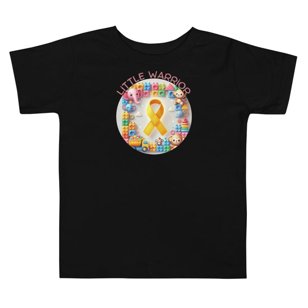 Childhood Cancer Toddler Brick Tee - JohnVsGBMBlack2T