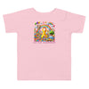 Childhood Cancer Toddler Rainbow Monkey Onesie - JohnVsGBMPink2T