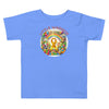 Childhood Cancer Toddler Rainbow Tee - JohnVsGBMHeather Columbia Blue2T