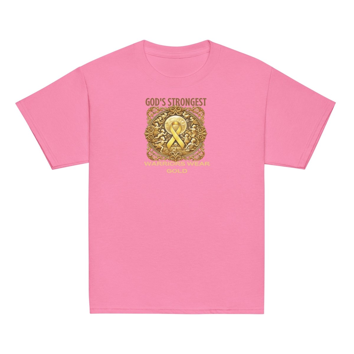 Childhood Cancer Youth Strongest Tee - JohnVsGBMAzaleaXS