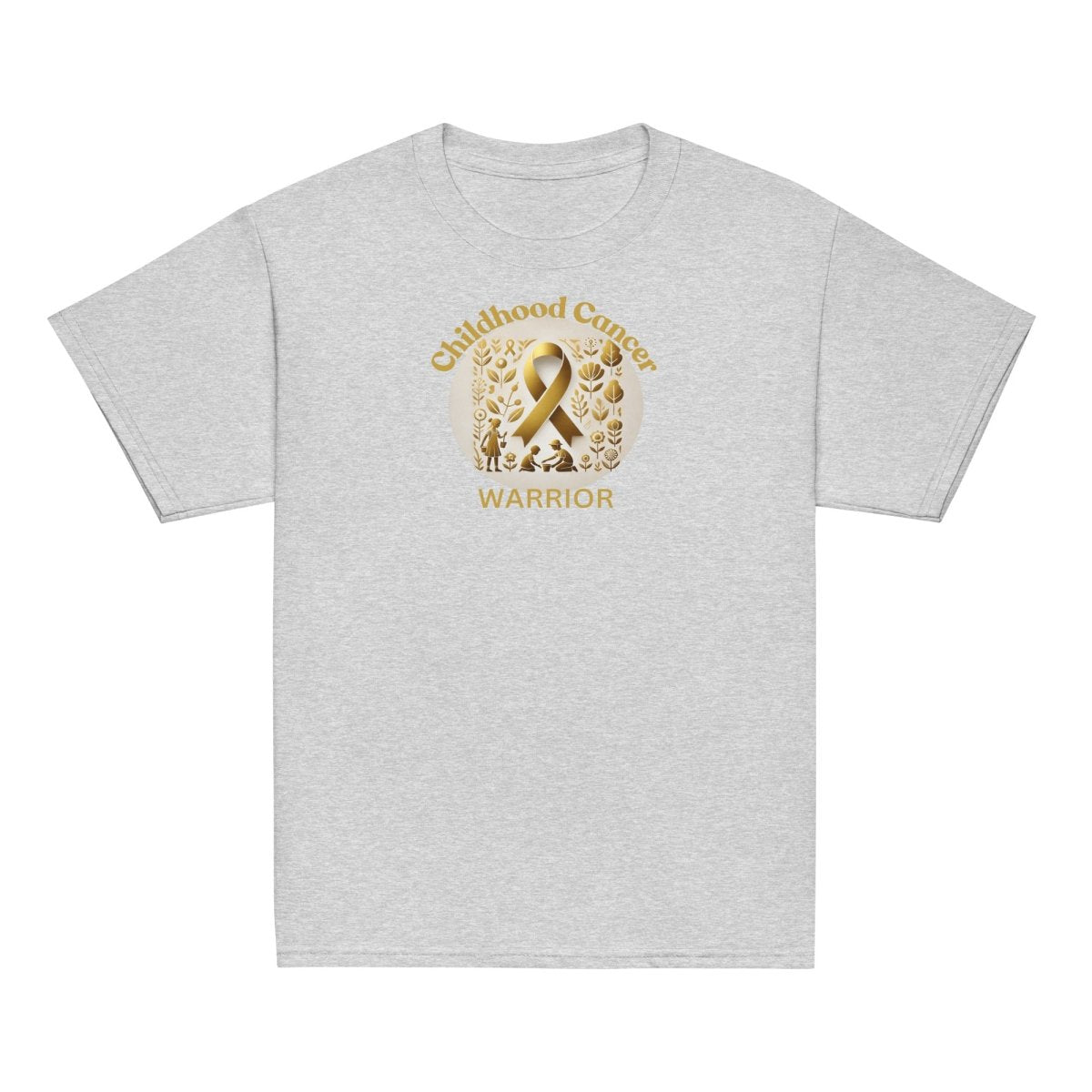 Childhood Cancer Youth Warrior Tee - JohnVsGBMSport GreyXS