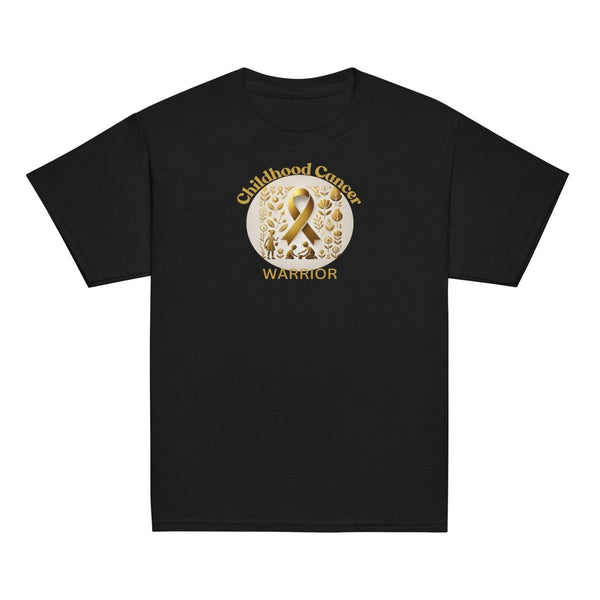 Childhood Cancer Youth Warrior Tee - JohnVsGBMBlackXS