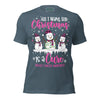 Christmas Breast Cancer WIsh Tee - JohnVsGBMHeather SlateXS