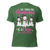 Christmas Breast Cancer WIsh Tee - JohnVsGBMHeather Grass GreenXS