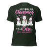 Christmas Breast Cancer WIsh Tee - JohnVsGBMHeather EmeraldXS
