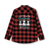 Christmas Cervical Cancer Flannel - JohnVsGBMGrey Heather/ BlackXS