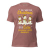 Christmas Childhood Cancer Wish Tee - JohnVsGBMHeather MauveXS