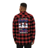 Christmas Colon Cancer Flannel - JohnVsGBMRed / BlackXS