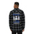 Christmas Colon Cancer Flannel - JohnVsGBMCharcoal Heather/ BlackXS