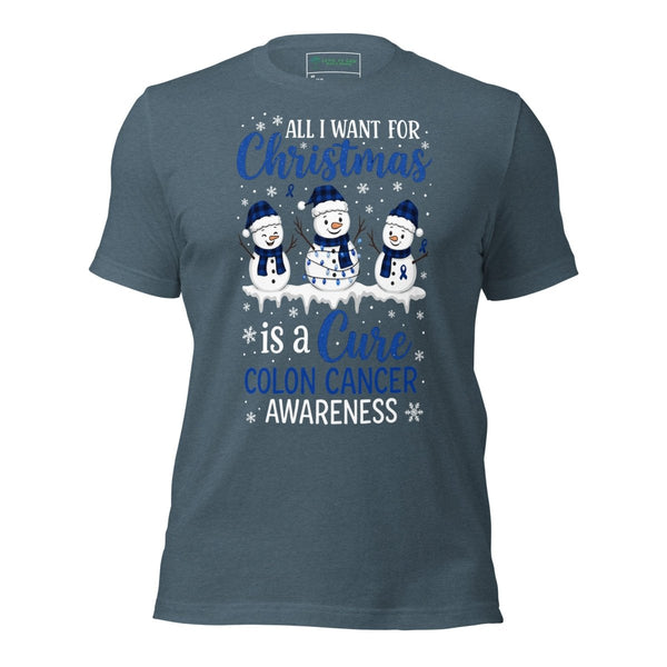 Christmas Colon WIsh Tee - JohnVsGBMHeather SlateXS