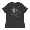 Christmas Elf Hope for a Cure Women's Relaxed Tee - JohnVsGBMDark Grey HeatherS